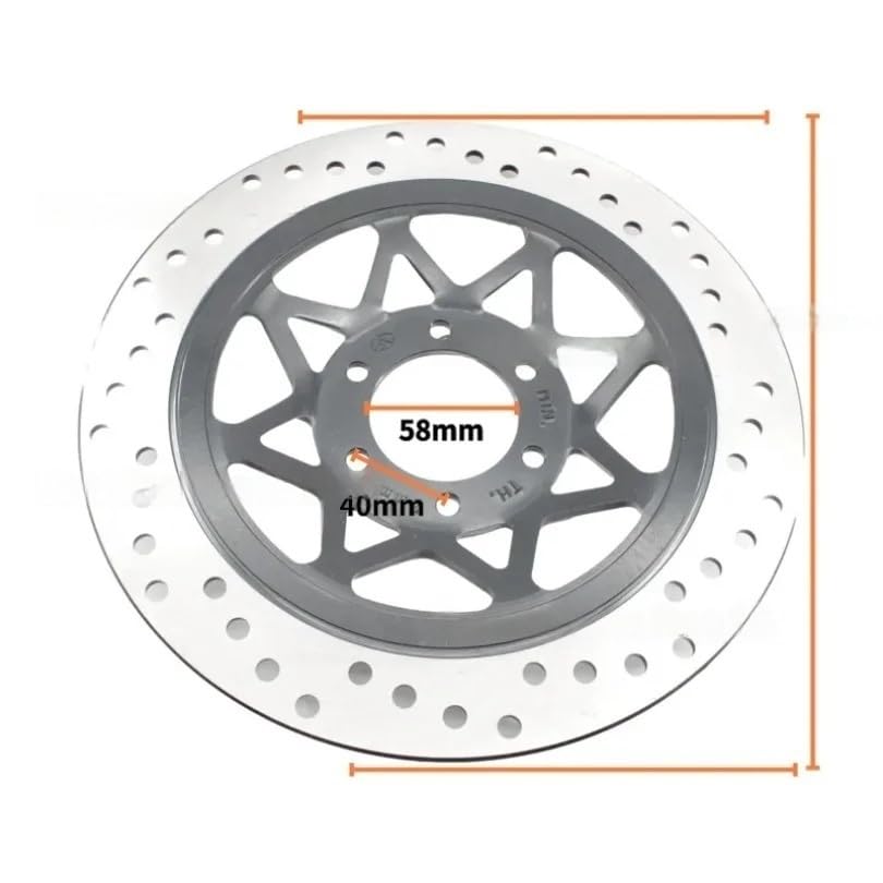 Disque de frein avant résistant pour moto de type GN250 - 5