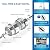 Aquatrend 15 Stage Shower Water Filter, Shower Filter head for Hard Water, Vitamin C Water Softener to Remove Chlorine and Fluoride, Improves the Condition of Your Skin, Hair and Nails - Chrome