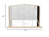 Vista 3 de TickiT Espejo de madera de 4 vías – Explora la reflexión, la simetría y los patrones – para todas las edades – Añade reflejo a cualquier estación