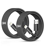 Charge Rapide et Transfert Stable: Ce câble chargeur iPhone est doté d’un fil de cuivre de haute qualité, compatible avec une charge rapide allant jusqu’à 2,4A pour recharger votre iPhone rapidement. Il permet également un transfert de données stable à 480 Mbps, assurant des échanges fluides de photos et de vidéos. Avec sa longueur de 2 mètres, ce câble USB iPhone s’adapte idéalement à une utilisation quotidienne.