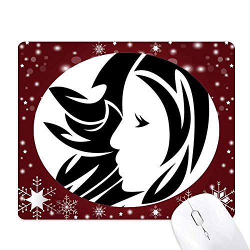 Tapis de souris constellation Vierge et ambiance flocon de neige pour le télétravail