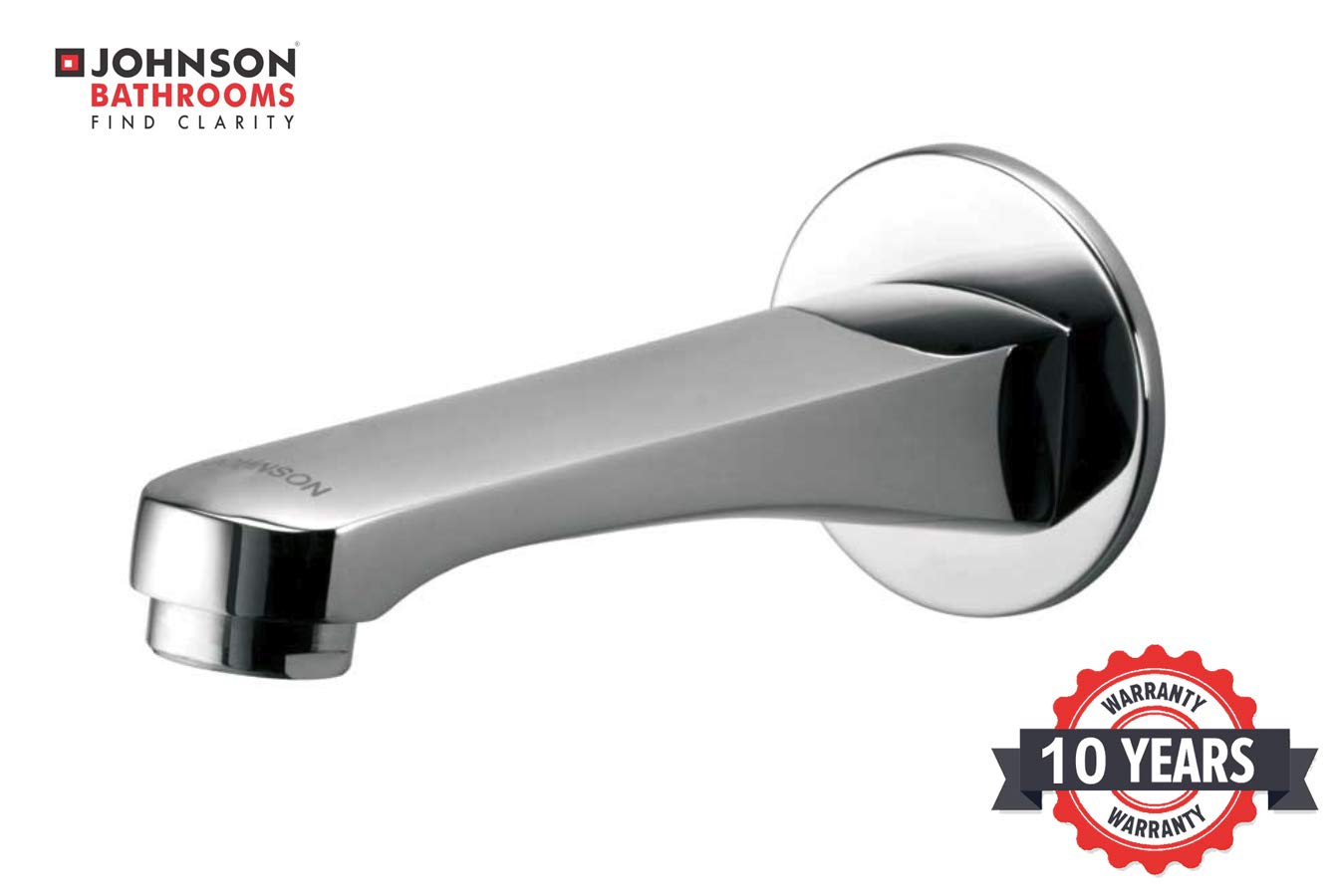 JOHNSON T0725C Florance Brass Bath Spout With Wall Flange || 10 Year Warranty || (Chrome Finish)