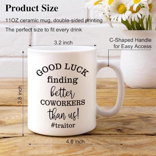 Taza de café cerámica 11 oz con asa en C miniatura 2