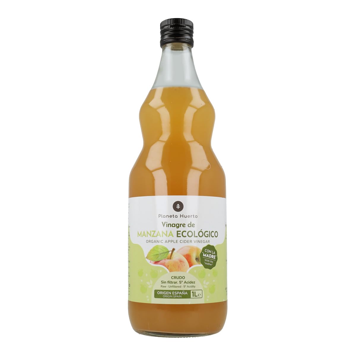 Pack 3x Vinagre de Manzana ECO Crudo Sin Filtrar con la Madre 1L