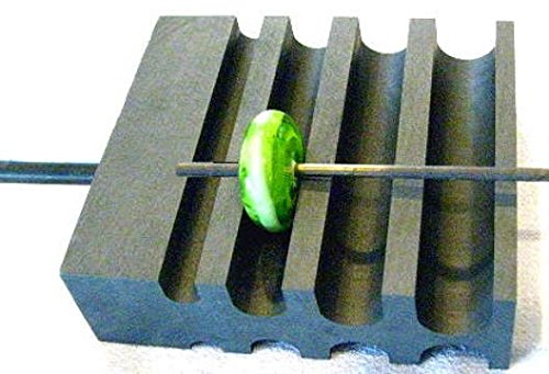 Devardi Glass Lampwork, Beadmaking 8 Slot Donut Bead Graphite Shaper