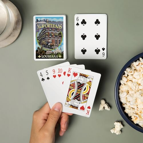 Mazo de cartas Poker New Orleans Louisiana 52 piezas miniatura 2