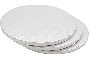 Juvale 3-Pack 12-Inch Round Cake Drum Boards