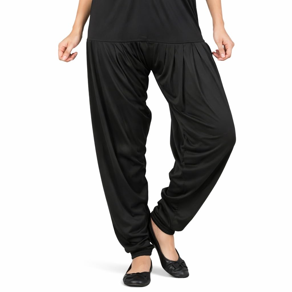 Women Viscose Patiala Salwar Pants | Soft Elastic Waist Ethnic Bottom Wear (XL to XXXL)-image-15