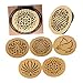 VICASKY Guitar Pickups guitar accessories guitar feedback buster halt feedback buster guitar feedback blocker gitar guitar hole cover Sound hole cover round Bamboo wooden guitar