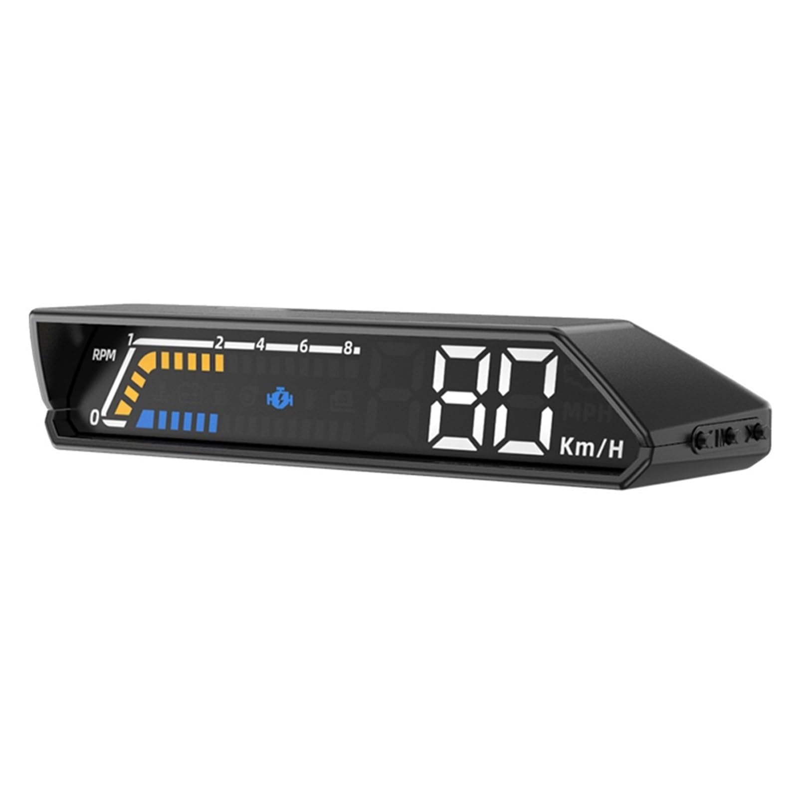 Wyświetlacz Head Up Podwójny Wyświetlacz Miernik Prędkości Monitorowanie Temperatury Oleju W Skrzyni Biegów Cyfrowy Prędkościomierz Alarm Przekroczenia Prędkości Przyrząd Wielofunkcyjny