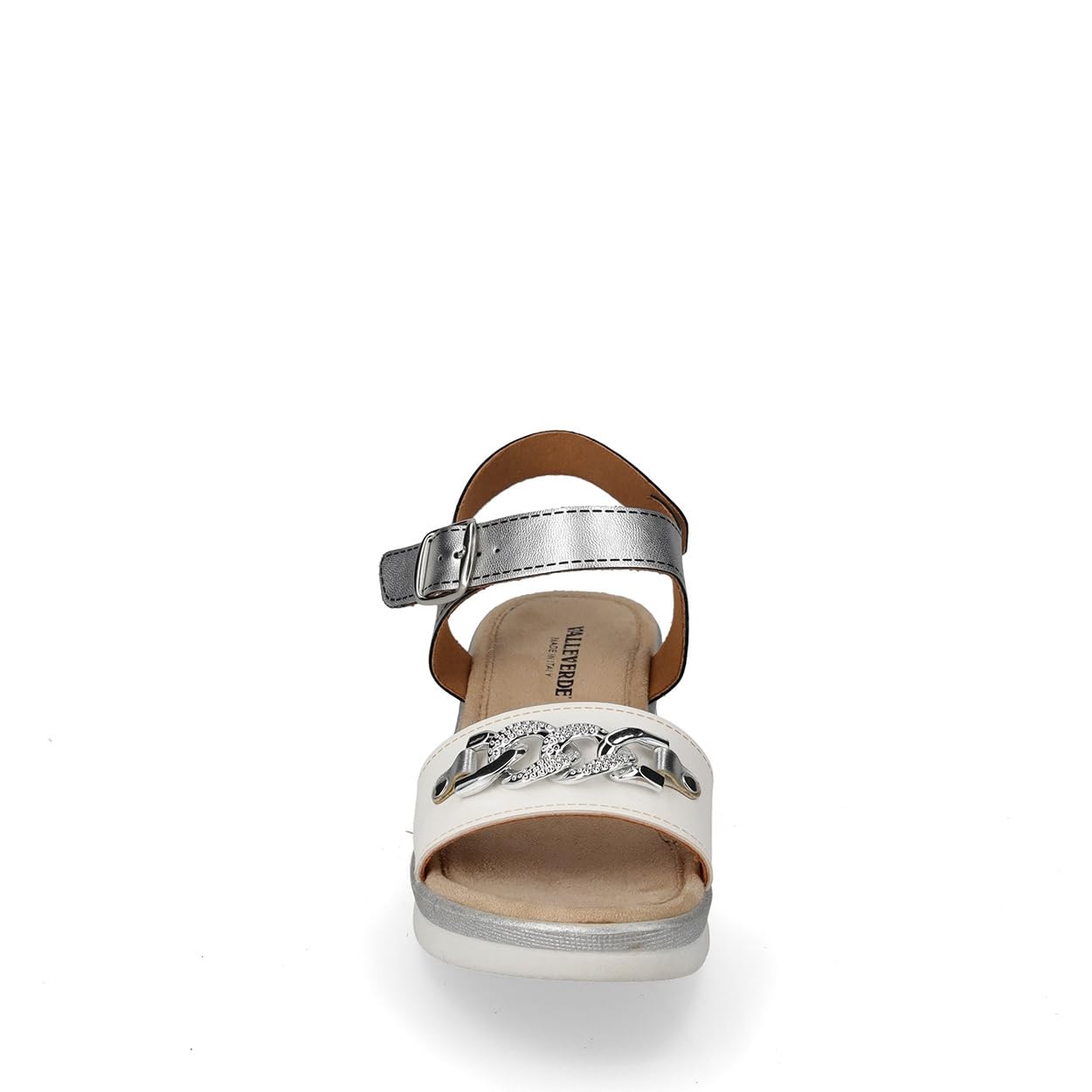 Valleverde Sandali Donna 52103 Pelle Bianco o Oro