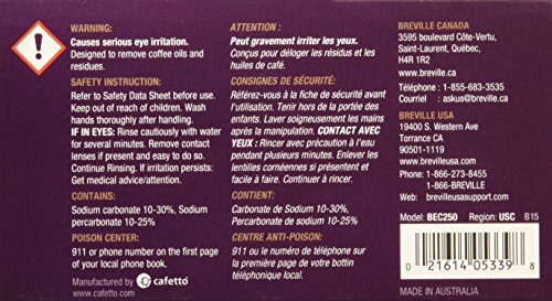 Breville Espresso Cleaning Tablets (8 Pack), Bec250 #TOP1