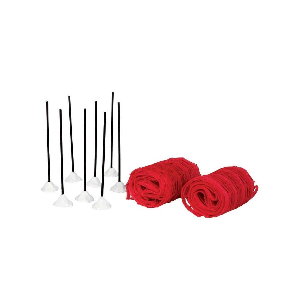 Lemax Red Christmas Village, Ski Racing Net 10Pcs