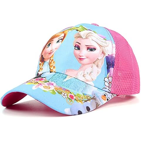 Hilloly Gorra de Béisbol para Niñas de Princesas Cover