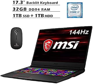 2020 MSI GE75 17.3 Inch 144Hz FHD 1080P Gaming Laptop