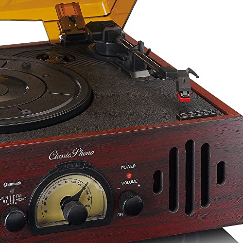Classic Phono Lenco TT-43WA Noyer - Les Beatles, Paul McCartney, John Lennon, RIngo Starr, George Harrison Classic Phono Lenco TT-43WA Noyer – Image 5