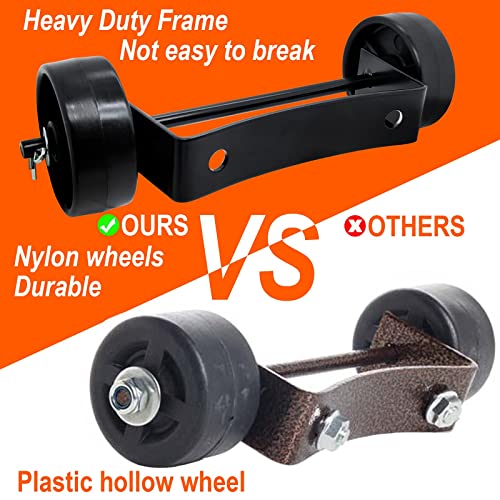 Universal Patio Heater Wheel Kit- Propane Gas Patio Heater Wheels Replacement Universal Movable Wheel Patio Heater Parts Outdoor Umbrella Gas Heater Wheel Kit Gas Liquefied Gas Patio Heater Pulley #TOP4