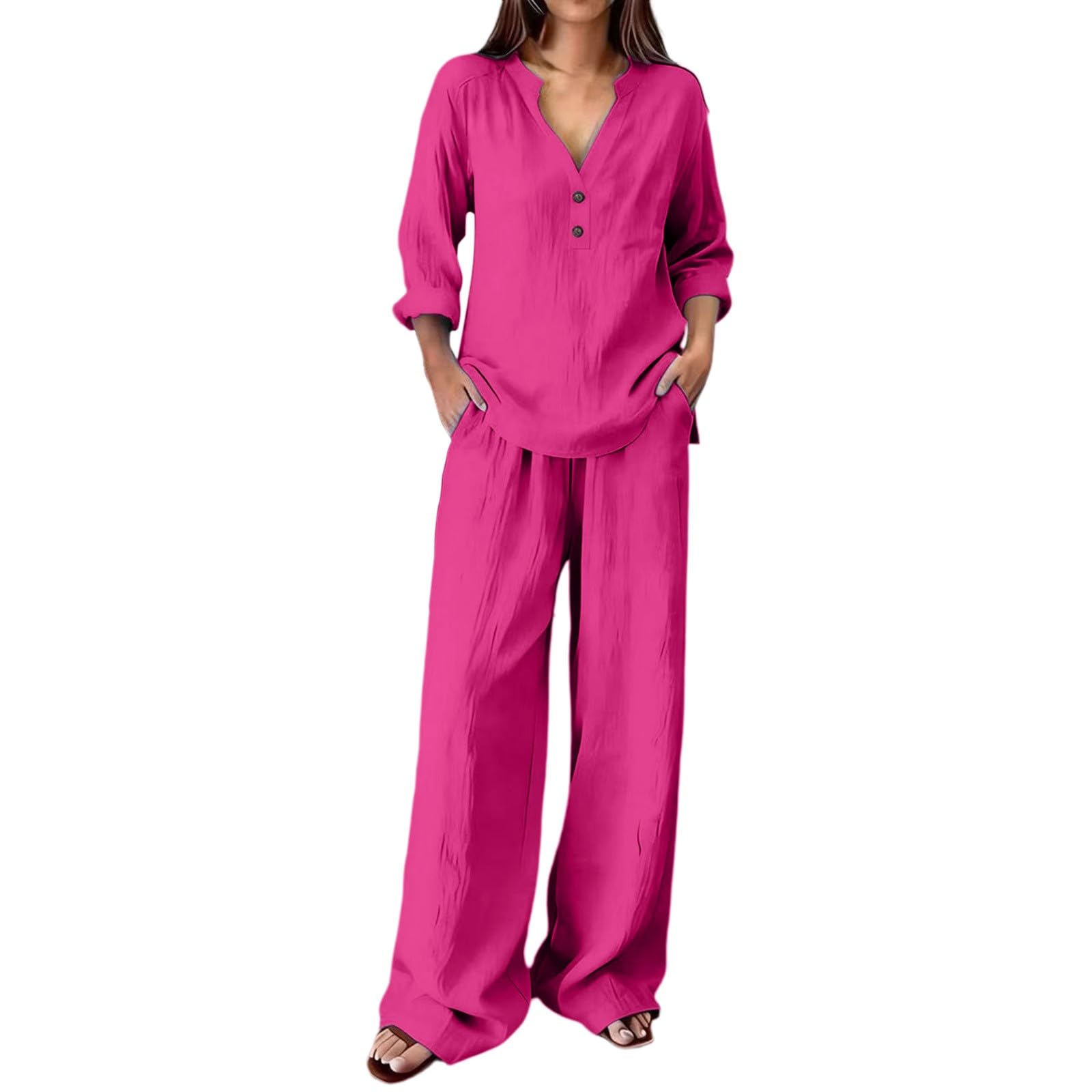 Conjunto Deportivo Mujer Verano Casual de Dos Piezasconjunto Chandal mujerCmodo y Agradable al Tacto