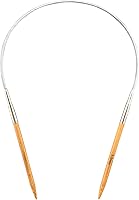 Vista 10 de Mdoker Aguja de tejer circular de bambú tamaño 10 24 pulgadas agujas de tejer circulares para tejer a mano DIY y cualquier proyecto de hilo