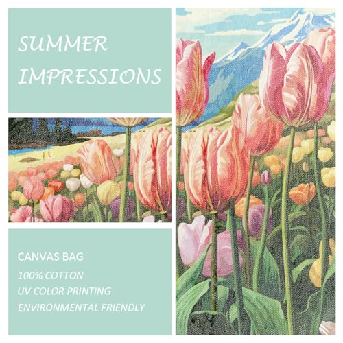 12-oz-Canvas-Tote-Bag-Aesthetic-for-Women-Reusable-Cotton-Grocery-Shopping-Beach-Gift-Bag
