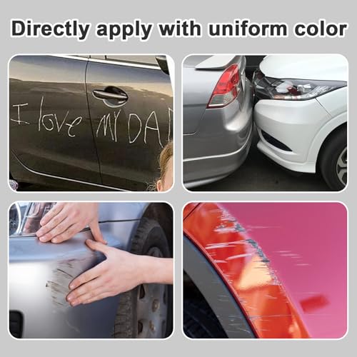 BMHNQ 2 Stück Lackstift Schwarz Auto Lackstift Schwarz Lackstift Schwarz Lackreparaturstift Auto Lackstift Auto Pinsel Kratzerentferner Autokratzer Reparaturmittel Autolack Stift (Schwarz)