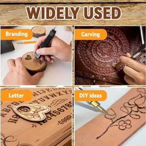 Kit de combustion du bois 58 pièces pour offrir des cadeaux DIY
