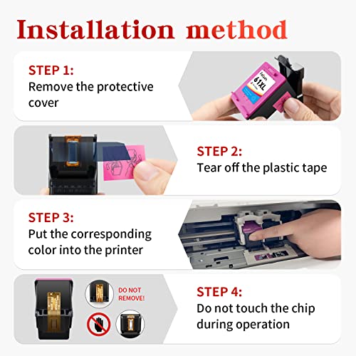Foiset Remanufactured 61 Black Ink Cartridge For Hp Ink 61 Replacement 61Xl Cartridege With Hp Envy 4500 4501 5530 Deskjet 1510 2540 2541 2542 3510 3050A Officejet 4630 4635 Printer #TOP5