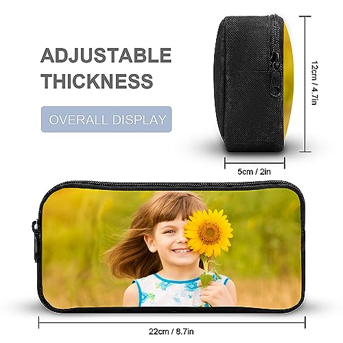 Custom Backpack and Pencil Case Set, Personalized Lightweight Backpack with Pencil Bag Add Your Image Photo Text, Customized 17Inch Backpack and Pencil Pouch For Women Men Girls Boys3