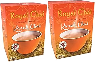 Royal Chai Premium Instant Karak Indian Tea 200g (Pack of 2) – Natural, Sweetened