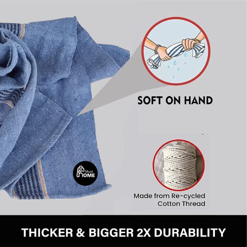 Image of Pocha | Mop | Pocha for floor cleaning | Pocha cleaning cloths | Reusable cleaning cloths | Kitchen cleaning cloths | Cotton Floor Cleaning Pocha | 60cm x 60cm (8)