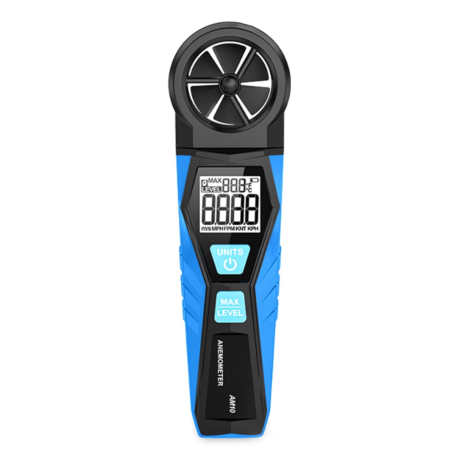 Digital Anemometer Handheld Meter For Measuring Temperature And With Backlights