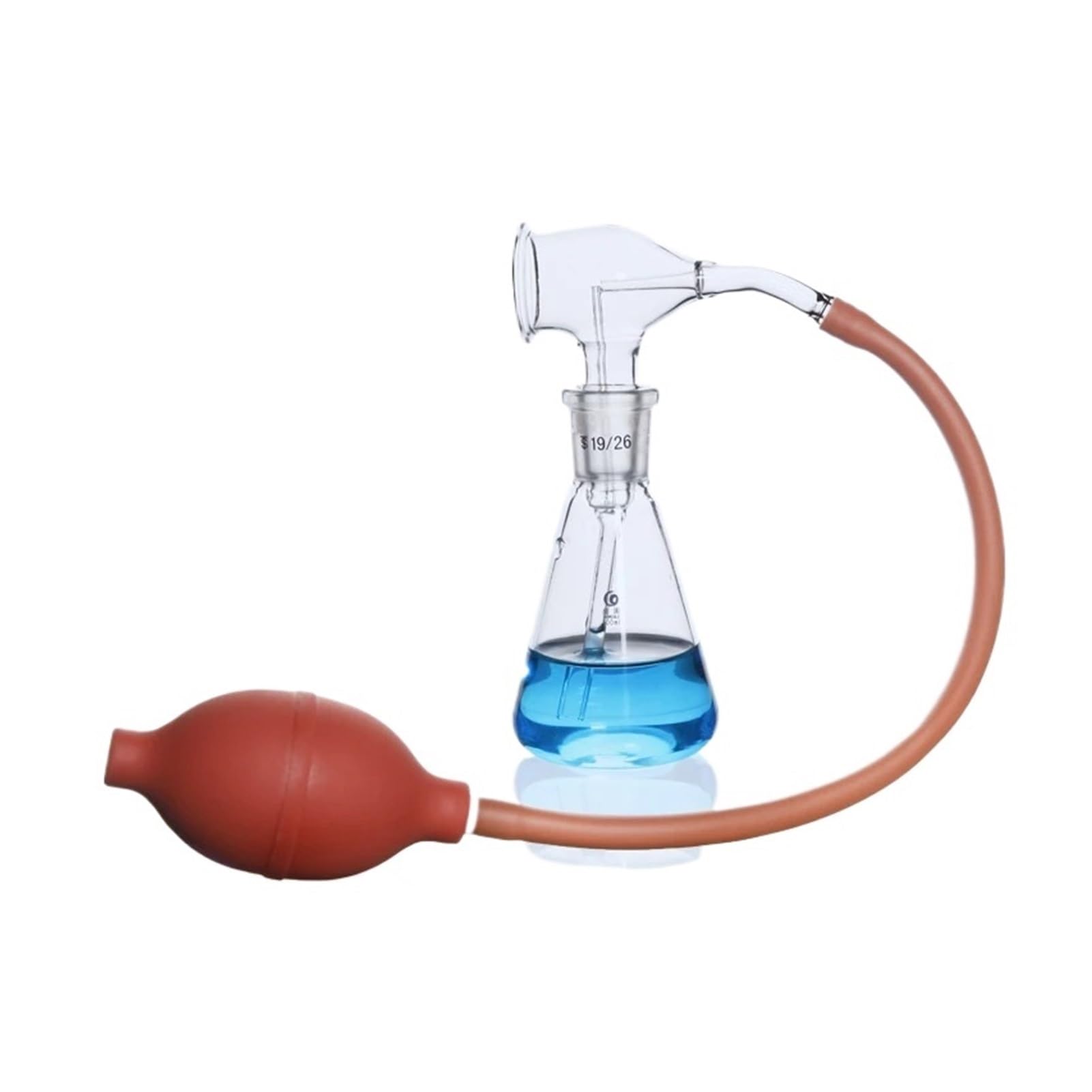 Laboratoryjna cienka warstwa chromatografii szklana butelka z rozpylaczem z balonem sprzęt laboratoryjny (50 ml)