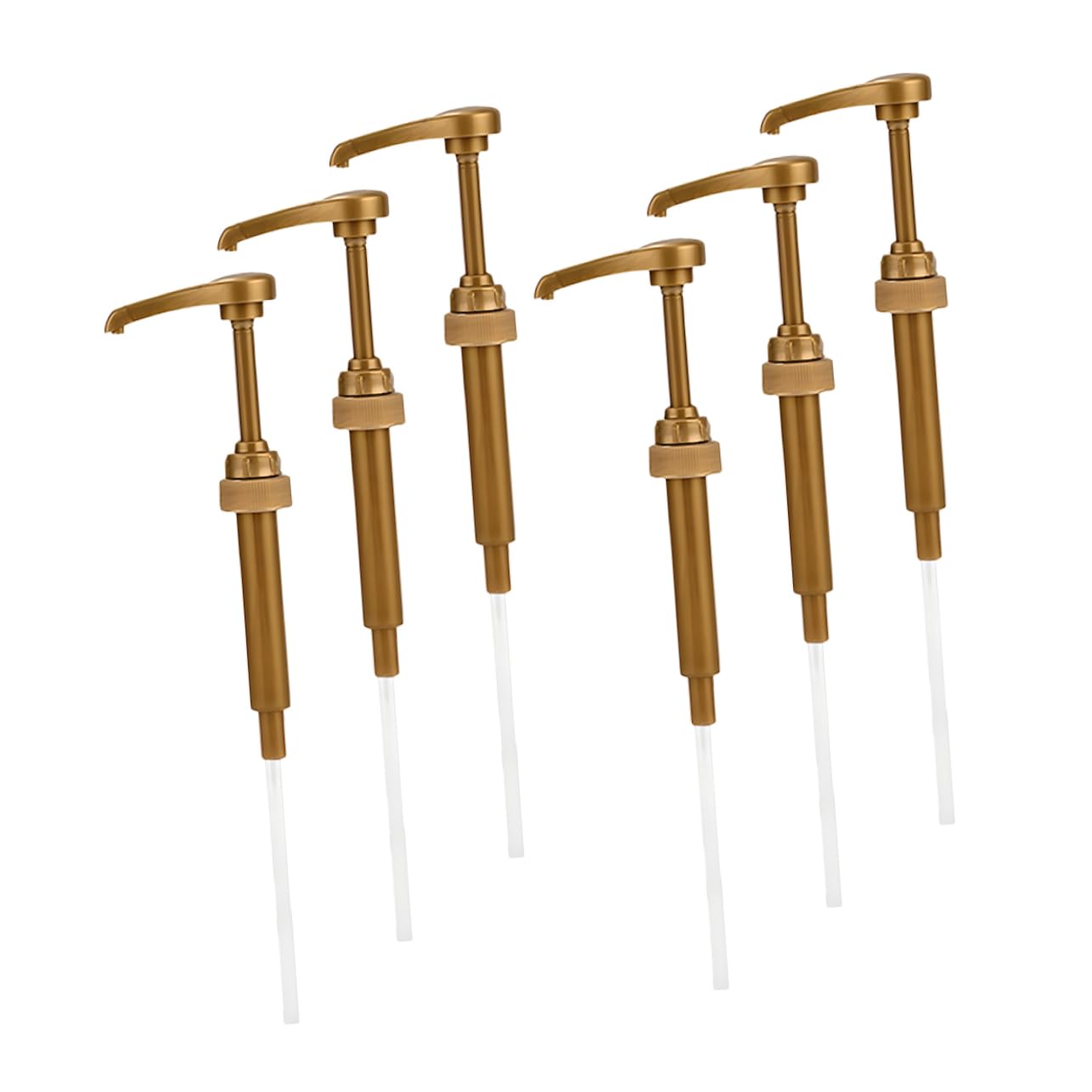 MOLUCKFU Sturdy Pp Material Syrup Pumps Simple Design for Elegant Soap Dispenser Easy to Attach to Bottles