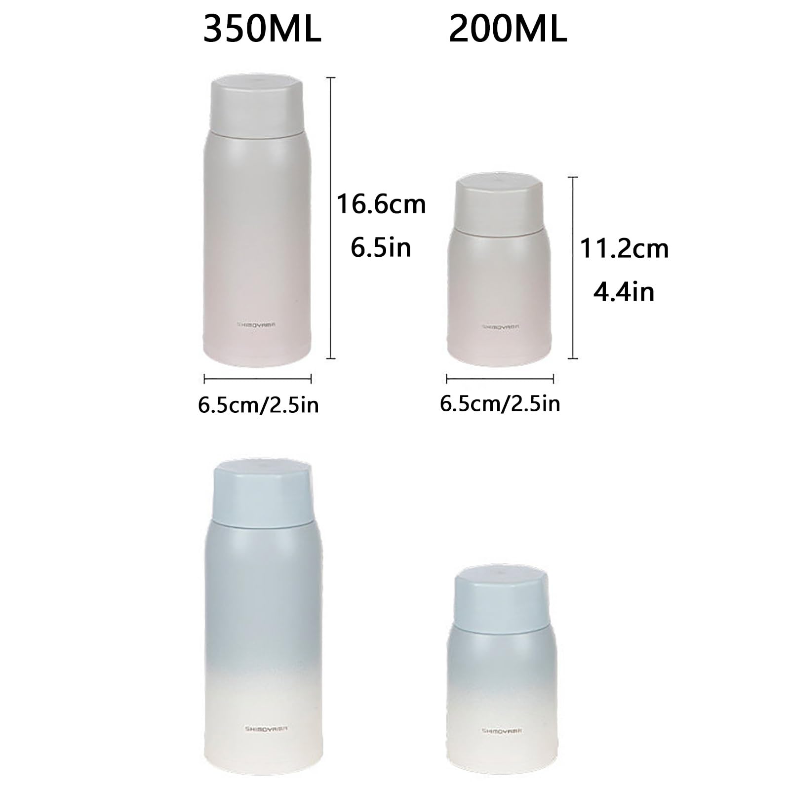 Termo Café Pequeño, Vaso Termo, Diseño A Prueba de Fugas, Desmontable y Fácil de Limpiar, Ideal para Regalar A Familiares y Amigos(Pink,16.6cm/6.5in)