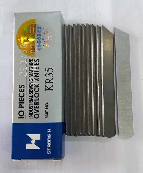 Strong H Industrial Overlock Machines Spare Part/Overlock Machines Lower Knife/ KR35 Knife 10Pcs,Model SIRUBA and Pegasus Machines USE-picture-24
