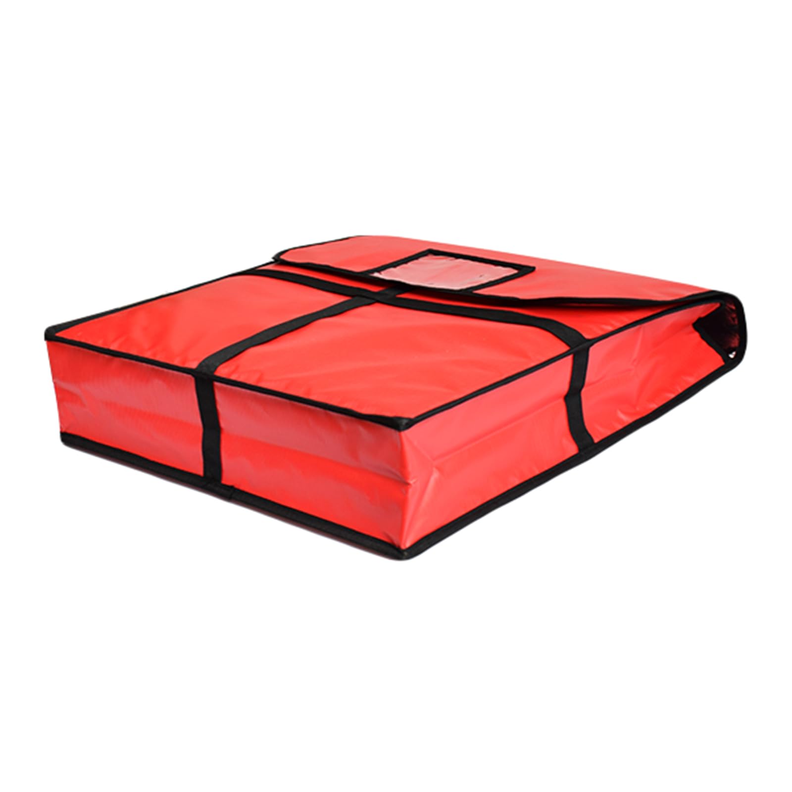 Práctica bolsa de entrega con aislamiento de pizza de materiales de tela resistente para picnics al aire libre y fiestas en la piscina, tamaño portátil, 58 x 58 x 12 cm