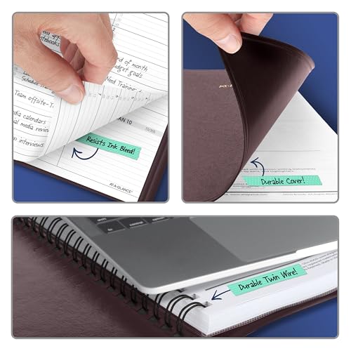 Image of AT-A-GLANCE 2027 Appointment Book Planner, Weekly, 13-Month Jan-Jan, 8.25 inch x 11 inch, Winestone (709505027)