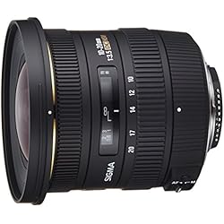 Objetivos Gran Angular Para Nikon Sigma EX DC HSM NAF - Objetivo para Nikon (10-20mm, f/3.5, 82 mm), color negro