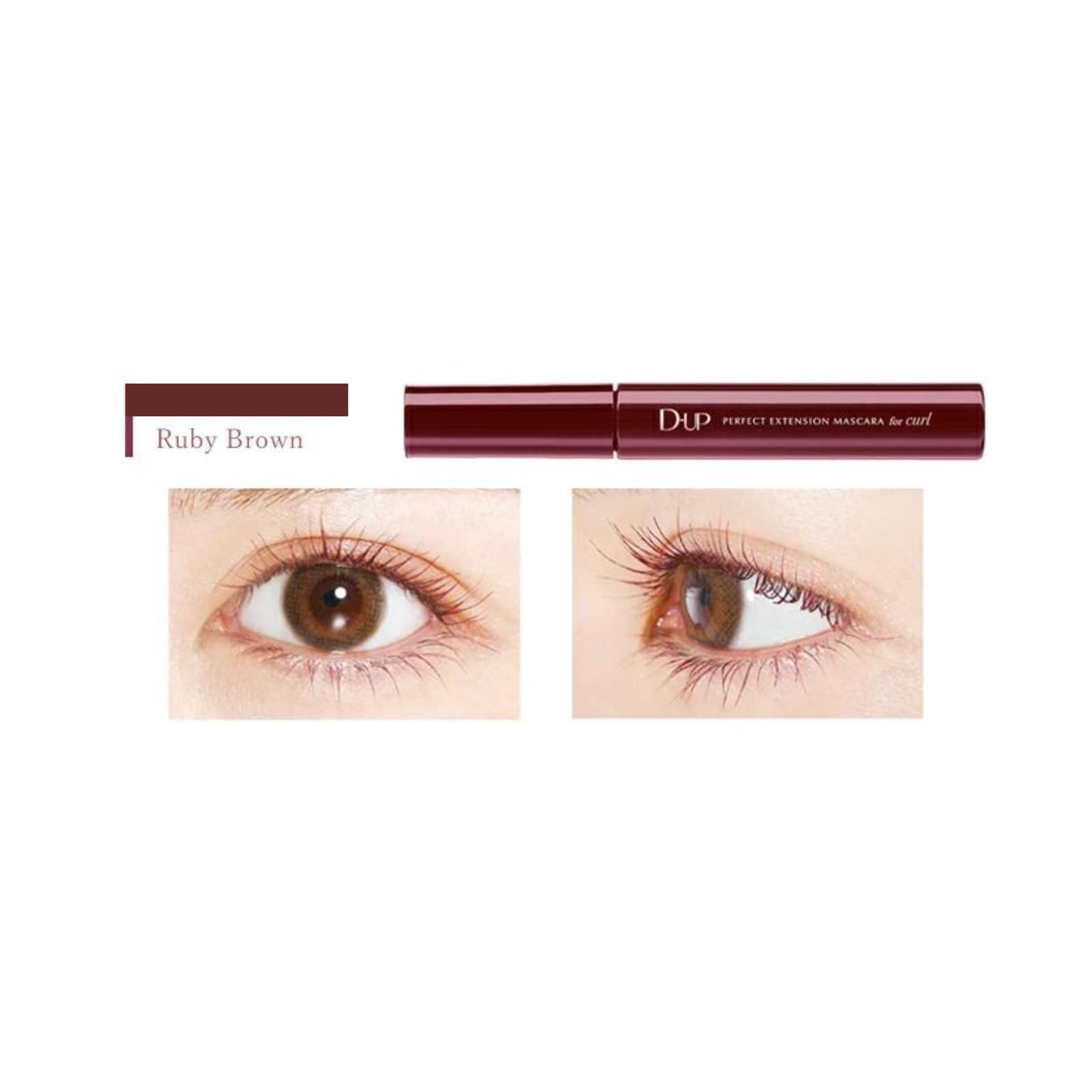 D-UP Perfect Extension Mascara per Curl - Ruby Brown