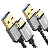 SUPER DATENÜBERTRAGUNG: Dieses USB C auf A 3.0 Kabel unterstützt einem Super Datentransfer und Synchronisation Geschwindigkeiten bis zu 5Gbps. Somit können Sie 1G Daten in Sekunden übertragen.