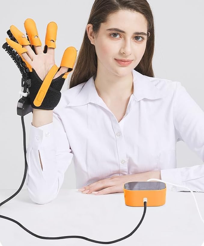 QQWORLD Robotic Hand Rehabilitation Glove, Left Hand, M Size - Image 3