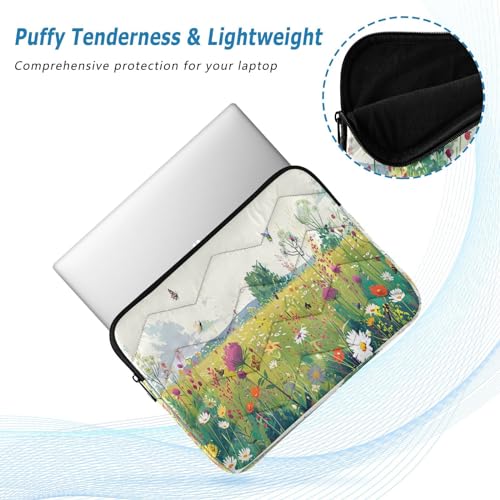 Funda para portátil 13-14 pulgadas impermeable con diseño de mariposas miniatura 5