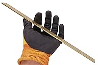 Vista 4 de VERNUOS Barra plana de latón C360 de 1/8 "x 1" de 12 pulgadas de largo sólido .125 pulgadas de molino