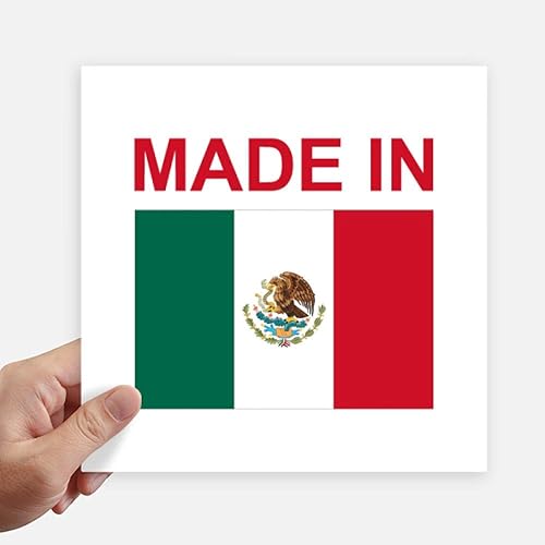 DIYthinker Made in Mexico Country Love Square Stickers 20cm Wall Suitcase Laptop Motobike Decal 4pcs