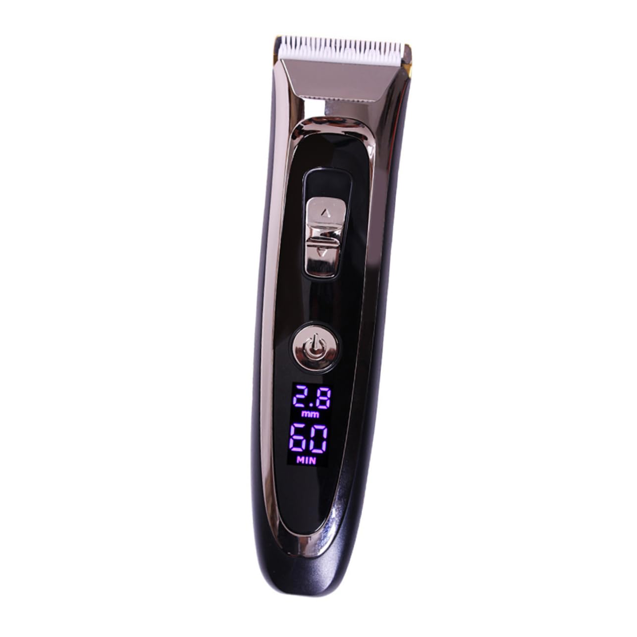 Housoutil Tagliacapelli Elettrico Uomo con Lama Ceramica e Display Lcd, 7 Pettini Inclusi, Ricaricabile Via Usb, Compatibile Wet Dry