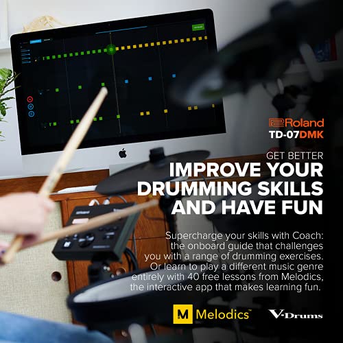 Kit électronique V-Drums TD-07DMK Roland – Un kit tout en peaux Mesh double couche, doté d’une expressivité et d’une… - Les Beatles, Paul McCartney, John Lennon, RIngo Starr, George Harrison Kit électronique V-Drums TD-07DMK Roland – Un kit tout en peaux Mesh double couche, doté d'une expressivité et d'une… – Image 7