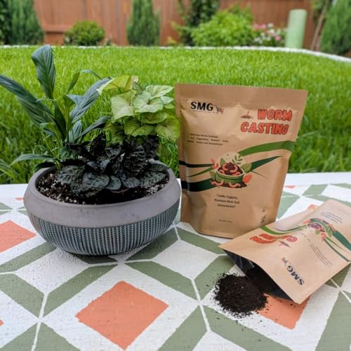 SMG Organic Worm Castings 2 lbs – Fertilizante Orgánico Granulado miniatura 2