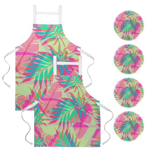 Tabliers de cuisine colorés pour cuisiner sans tacher vos habits