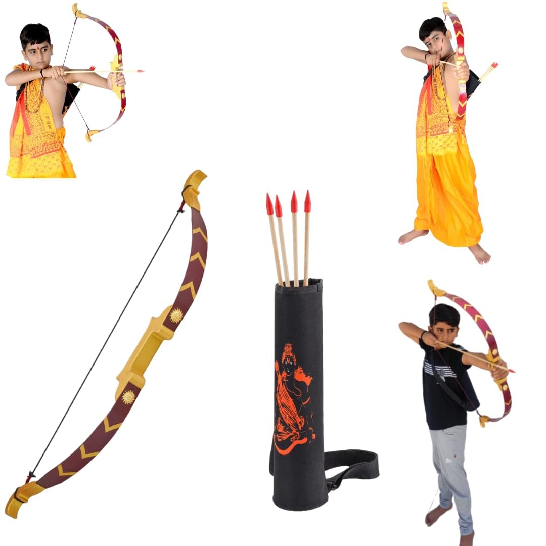 RAMA DHANUSH SABSE PRABAL RAMA Bow and Arrow, RAM Bow, Archery Set for Kids, Archery Set for Indoor Outdoor Games Royal Gifts for Boys and Girls Traditional Bow,Wooden Bow and Arrow Ayyappa Bow (B0DFWHWDTG) Amazon Price History, Amazon Price Tracker