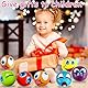 15Pcs Anti Stress Spielzeug Bälle,6CM Lustige Gesichter Softball,Mini Lächeln Gesicht Bälle,Mini Schaum Stressbälle,Verschiedene Emoticons Stressball,Antistressball Bälle Wutball für Kinder Erwachsene